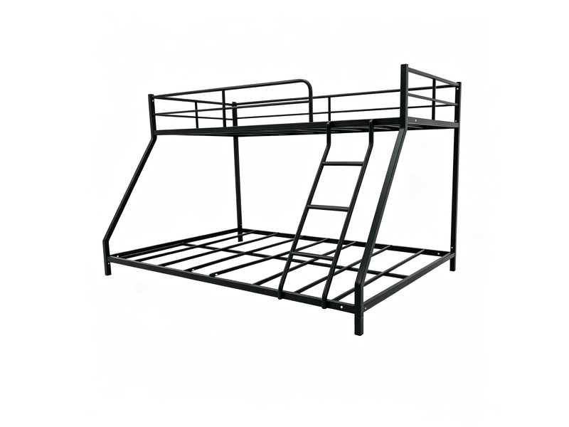  Cadre de lit double en métal 80x190 et 130x190 cm, 2 couchages, gain de place  - Conforama D