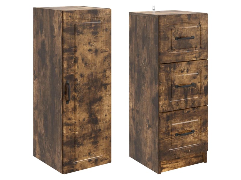  Ensemble de meubles 2 pcs, rangement de salon 33 x 34,5 x 87 cm bois d'ingénierie shl8807  - Conforama D