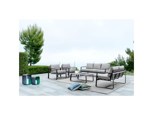 Table basse de jardin rectangulaire en métal l105 - etretat