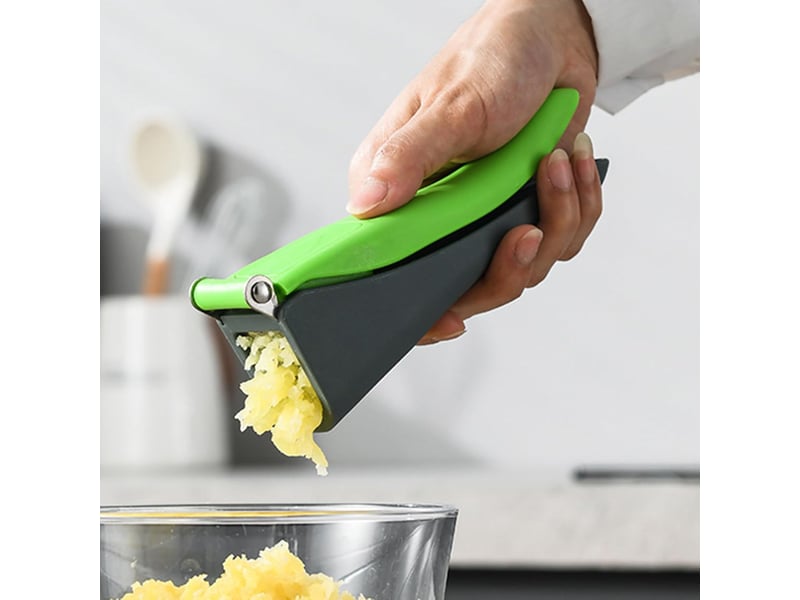  Presse-ail en acier inoxydable – outil manuel pour hacher les pommes de terre, multifonctionnel et amovible, gadget de cuisine pour la préparation de  - Conforama C