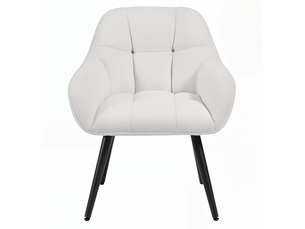Fauteuil fixe <strong>BEAOK</strong> <strong></strong> Tissu beige vendu A l'unité