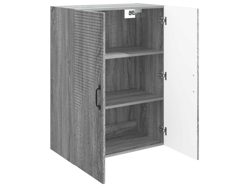  Armoire murale salon sonoma gris 66x34,5x90cm bois d'ingénierie shl3616  - Conforama C