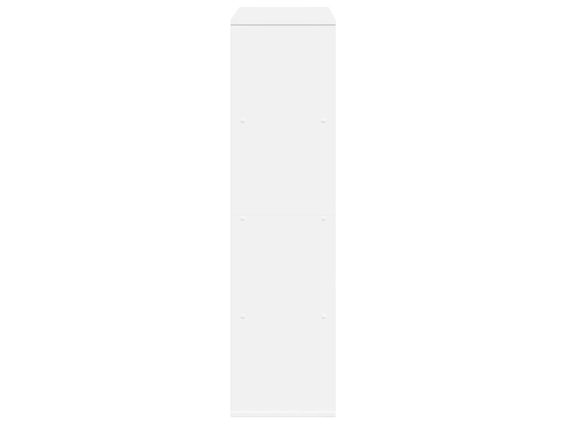  Cloison bibliothèque, meuble de rangement blanc 100x33x125,5 cm bois d'ingénierie shl218  - Conforama E