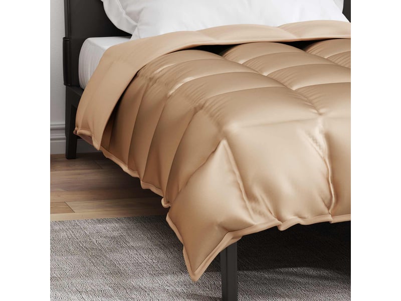  Duvet d'hiver - couette 135 x 220 cm 450 gm² doré  - Conforama D