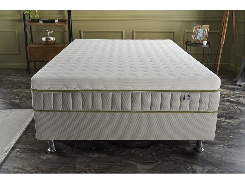 Natavega ; matelas 140x190 surmatelas intégré ; mousse hr40kg extraits de soja 069061200099 - Conforama E