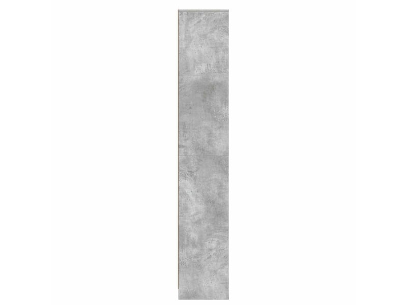  Armoire de salle de bain, meuble de rangement gris béton 30x33x190 cm  - Conforama D