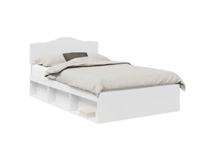 Lit 2 places 120x190cm coloris blanc