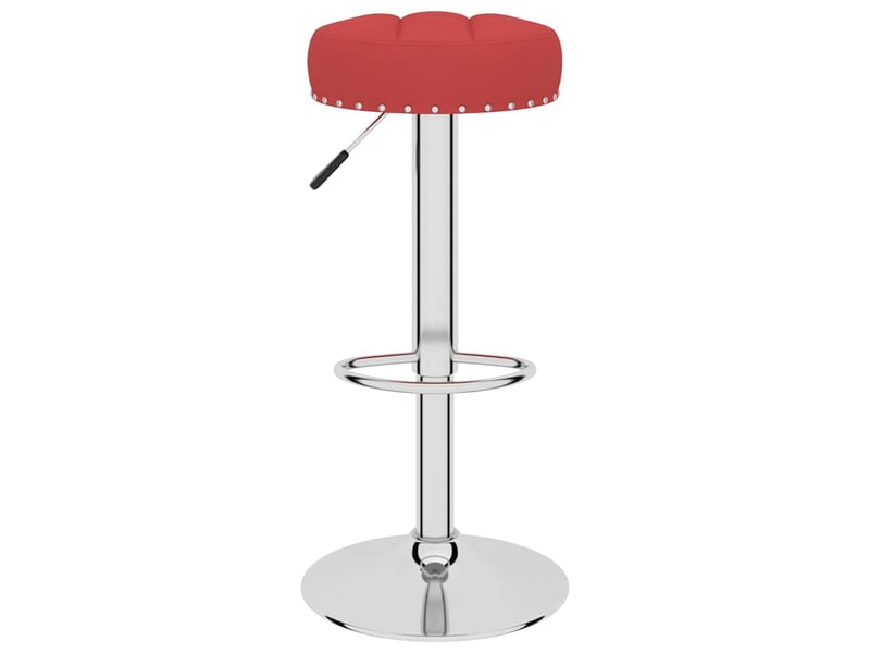  Lot de 2 tabouret de bar, chaise de bar rouge bordeaux tissu shl6747  - Conforama C