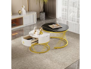Table basse  coloris bicolore SOGEU 