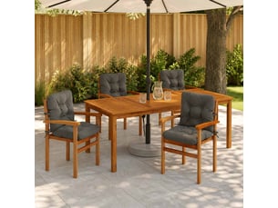 Lot de 4 coussins de chaise à dossier haut vianen cf59354