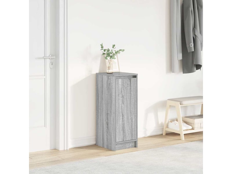  Meuble à chaussure, armoire à chaussures sonoma gris 29,5x34x76 cm bois ingénierie  - Conforama B