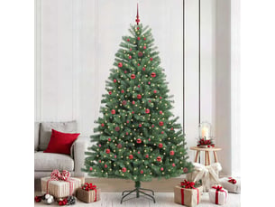Sapin de noël - arbre de noël artificiel à branches articulées vert 240 cm