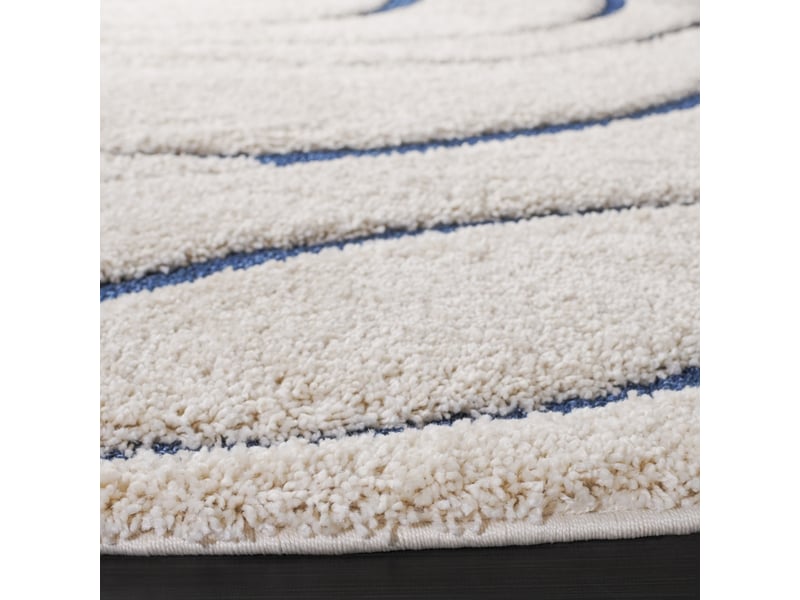  Tapis en polypropylène beigebleu, 91 cm  - Conforama C