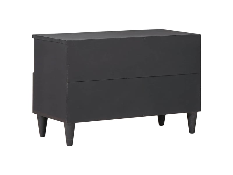 Cabinet de rangement rectangulaire avec tiroir et étagères ajustables design moderne 70 x 33,5 x 46 cm en bois de mangue massif 02_0057853  - Conforama E