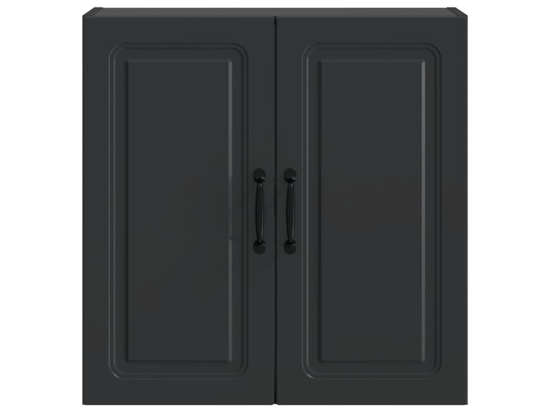  Armoire murale salon, meuble de rangement 59 x 31 x 60 cm bois d'ingénierie noir shl6591  - Conforama D
