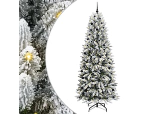 Sapin de noël artificiel, arbre de noël blanc 240 cm shl2794