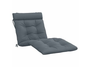 Coussin de transat, coussin pour bain de soleil vianen 100 % polyester bleu 200 x 70 x 8 cm cf56276