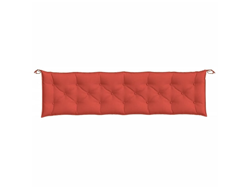  Coussin de banc de jardin, coussin d'assise rouge mélangé 200x50x7 cm tissu cf52827  - Conforama D