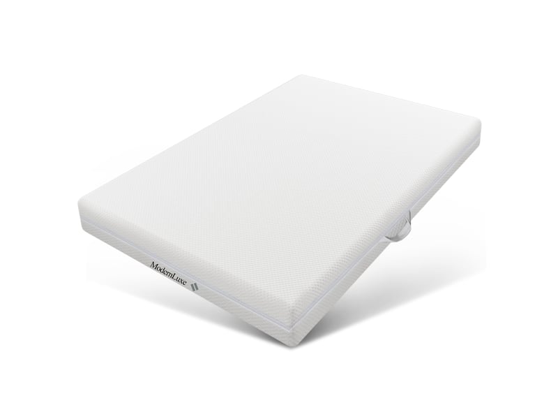  Matelas en mousse 160x200 cm froide 7 zones réversible, h2h3, blanc  - Conforama D