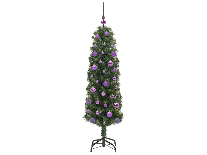  Sapin de noël - arbre de noël artificiel vert 150 cm pvc et acier et plastique  - Conforama D