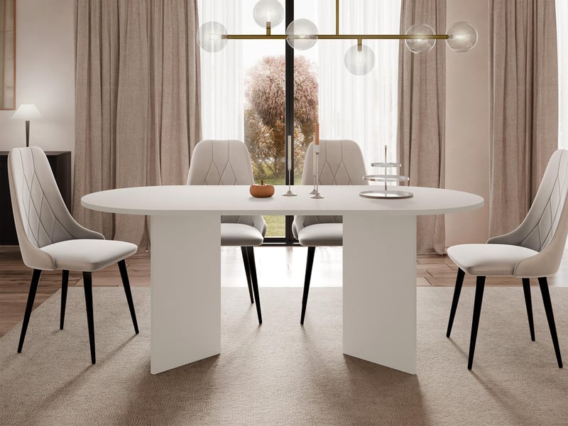  Table comfivo fungus, stratifié, stratifié, 75x90x185cm  - Conforama E