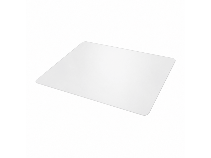  Tapis de protection de sol carré 120 x 120 cm transparent en plastique, antidérapant pour chaise de bureau  - Conforama A