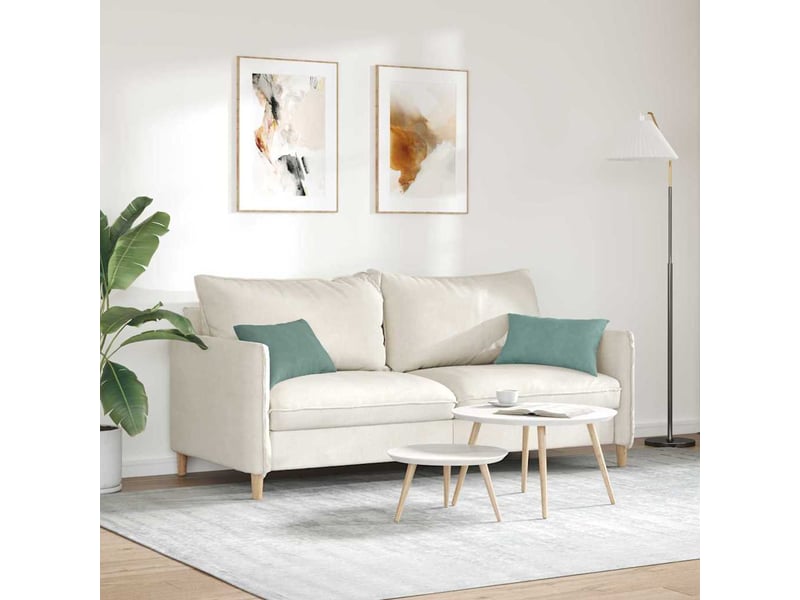  Lot de 2 coussins de canapé, coussins décoratifs vert mer 50 x 30 cm cf59213  - Conforama D