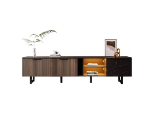 Meuble tv coloris bicolore 200 cm MEUBLIV  
