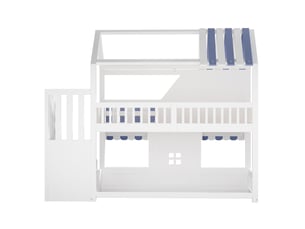 Lit mezzanine 90x200 cm ELVMI   coloris bicolore