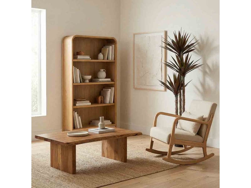  Table basse en bois marron 120x70x40 cm (hauteur)  - Conforama B