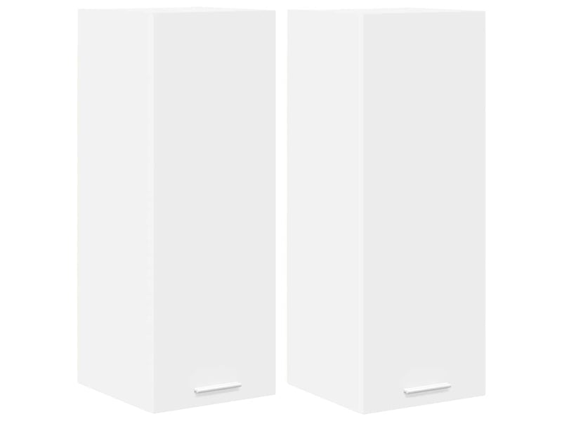  Meuble de rangement cuisine, armoire suspendue 2 pcs blanc bois d'ingénierie shl3761  - Conforama A