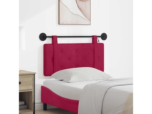 Tete de lit A poser largeur 100 cm rouge