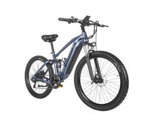 Vtt électrique tout suspendu nathaniel syr03, 27,5 longue autonomie, gris