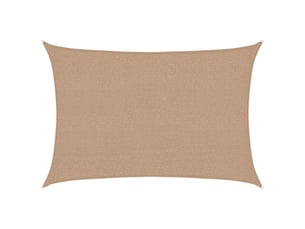 Voile d'ombrage - voile d'ombre - voile parasol 160 gm² taupe 2,5x3,5 m pehd
