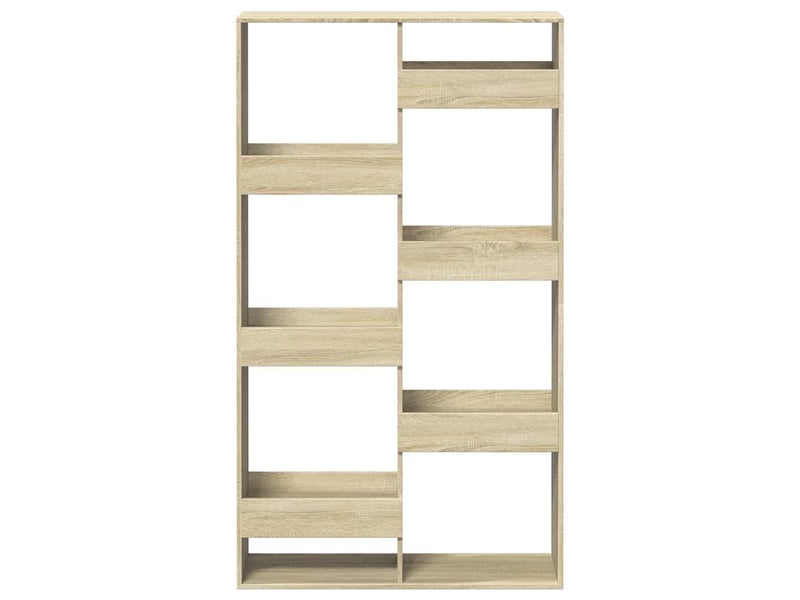  Bibliothèque, meuble de rangement salon chêne sonoma 100x33x175 cm bois d'ingénierie  - Conforama D