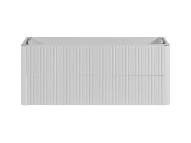  Meuble sous vasque suspendu linea 120 cm blanc  - Conforama D