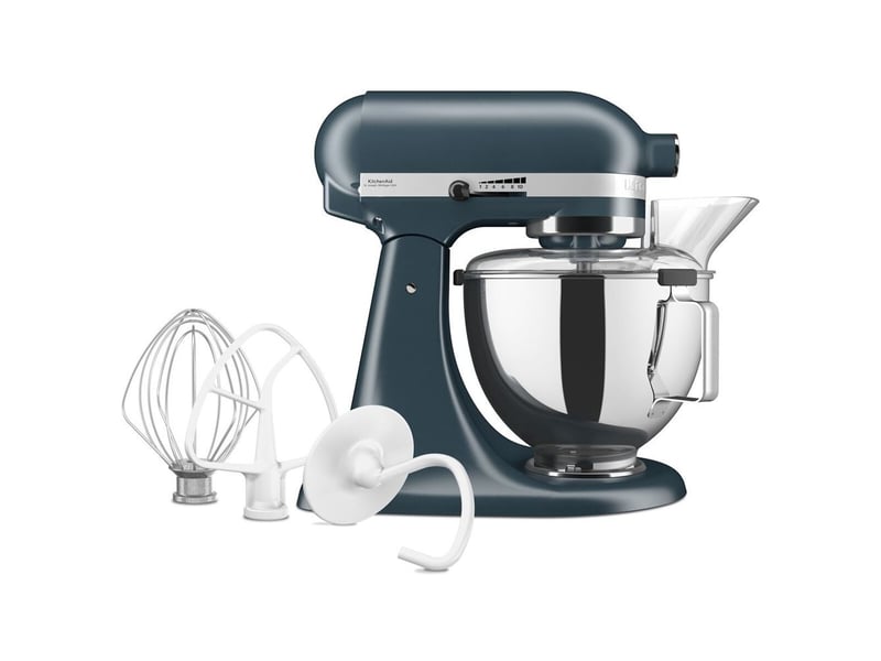  Robot patissier 4,3 l inclinable 10 vitesses 275 w bleu acier 1-23449106 - Conforama A