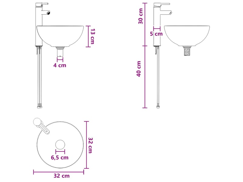  Ensemble de mobilier de salle de bain 2 pc blanc cf63978  - Conforama E