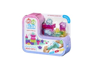 Blocs de construction sensoriels jelly blox castle 30 pieces pour enfant des 2 ans