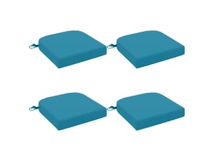 Lot de 4 coussins de siège, coussins d'assise soest 100 % polyester cf60771