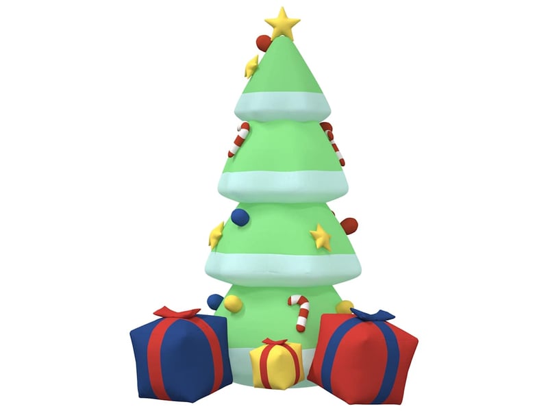  Arbre de noël, décoration de noël gonflable avec led 240 cm cf61740  - Conforama C