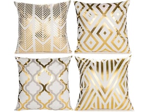 Lot de 2 housse de coussin moderne 45 x 45 cm vert feuilles motif housse coussin en polyester taie d'oreiller coussins de canapé décoratifs