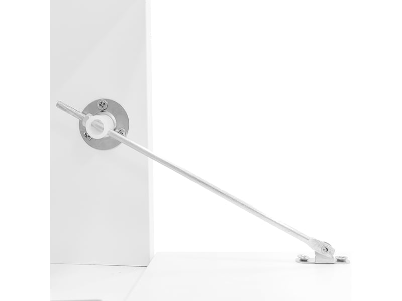 Meuble tv haute brillance moderne avec led 181 cm, façade en verre et 2 tiroirs rabattables pour tv jusqu'à 80 pouces - Conforama D