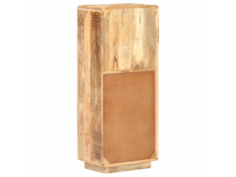  Buffet, meuble de rangement salon 45x32x110 cm bois de manguier brut  - Conforama D