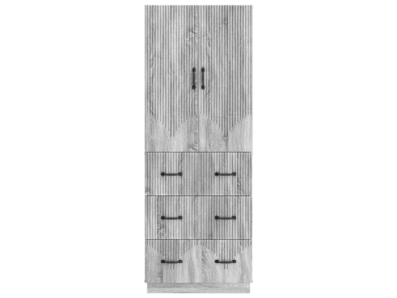  Ensemble de meubles 2 pcs, rangement de salon 66 x 34,5 x 87 cm bois d'ingénierie shl4281  - Conforama E