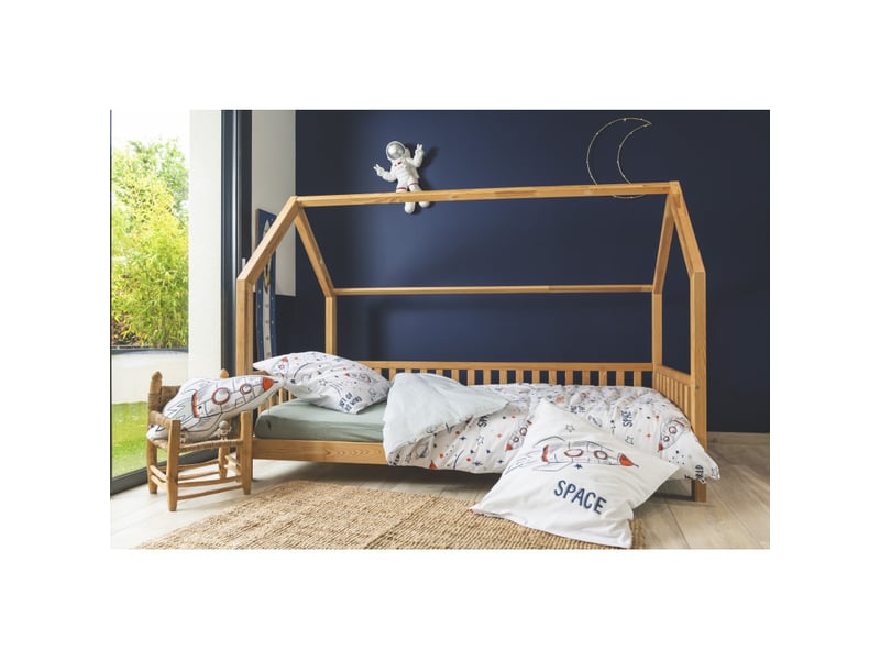 Parure de couette barbotinecaliforniagalaxielola toutes dimensions réversible l'effet papillon - Conforama A
