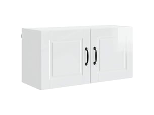 Meuble mural de cuisine, armoire de cuisine blanc brillant 80x31x40cm shl6383