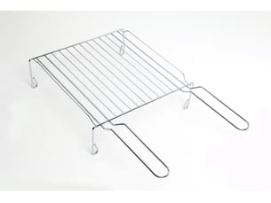Grille sur pieds en acier chromé 50 x 30 cm somagic