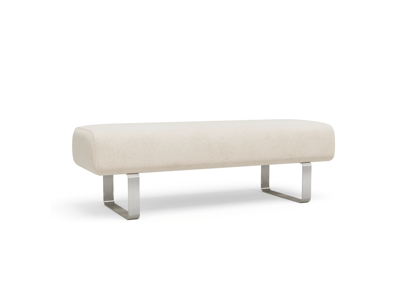 Banc en velours chenillé crème noxx B1VCCR - Conforama A