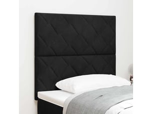 Tete de lit A poser largeur 90 cm   noir